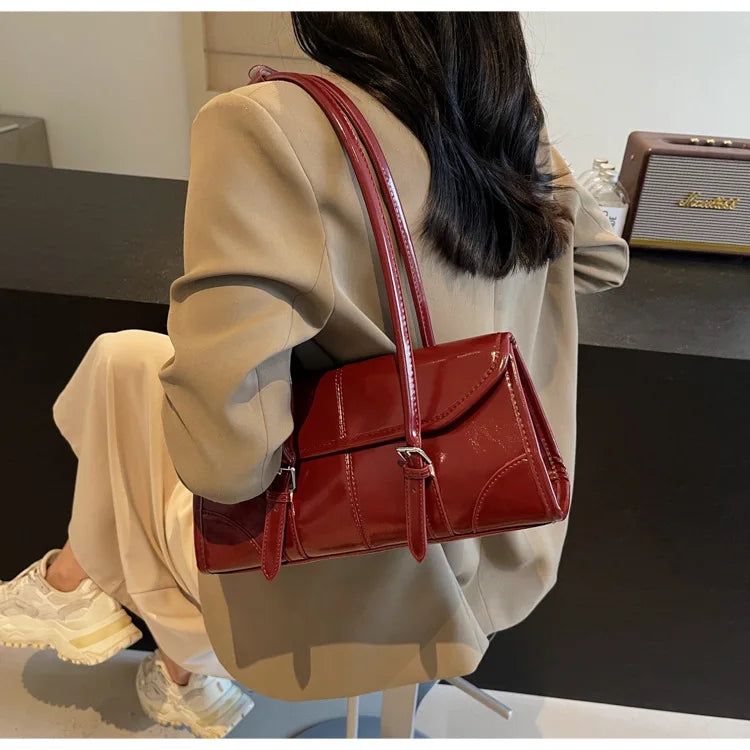 Leather Underarm Bag