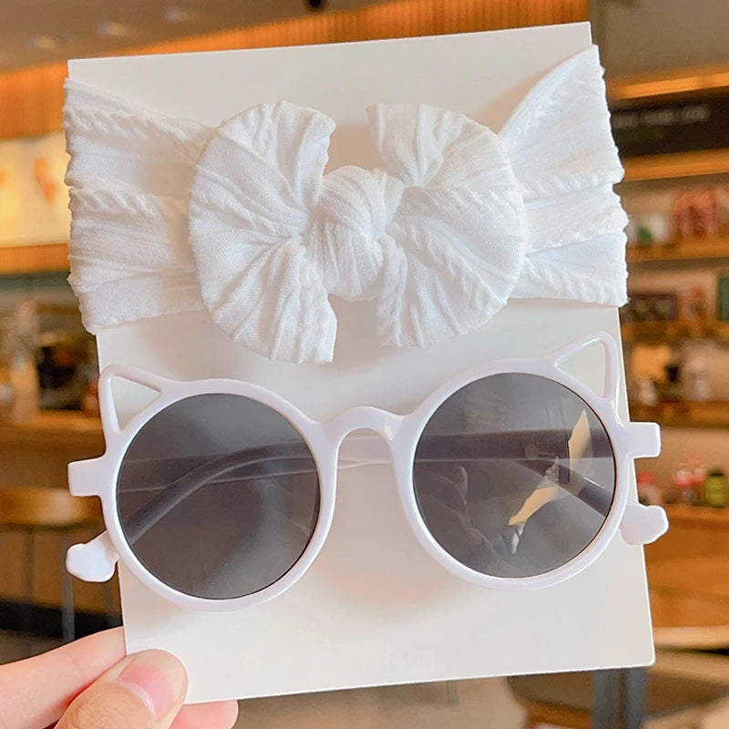Hairbands Cat Ears Sunglasses