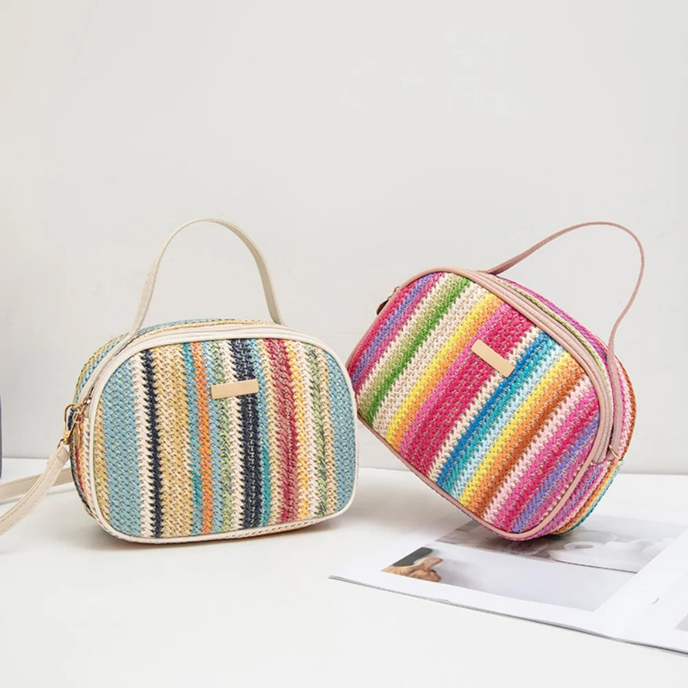 Rattan Knitting Women Straw