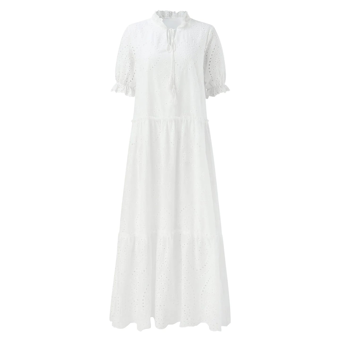 Summer Cotton White Dress