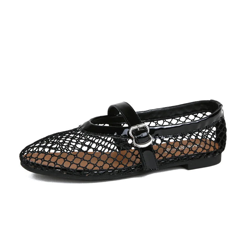 Women Mesh Ballet Flats