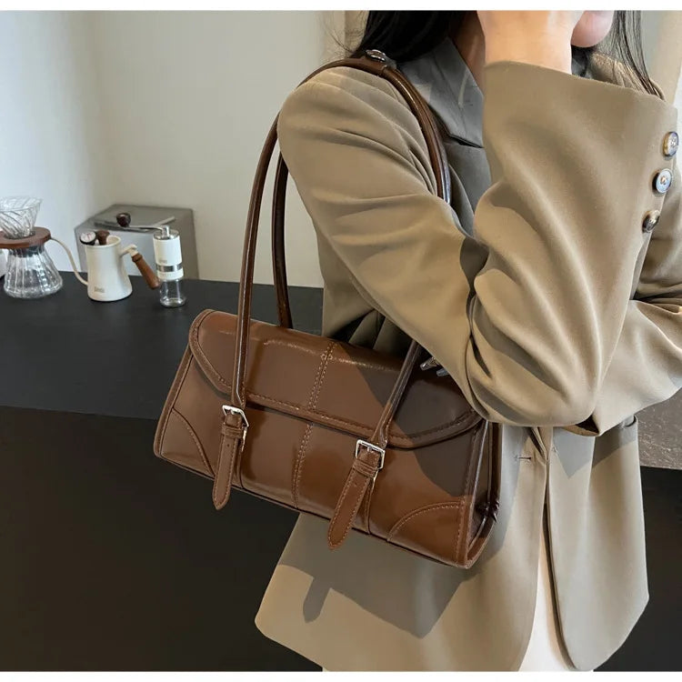 Leather Underarm Bag