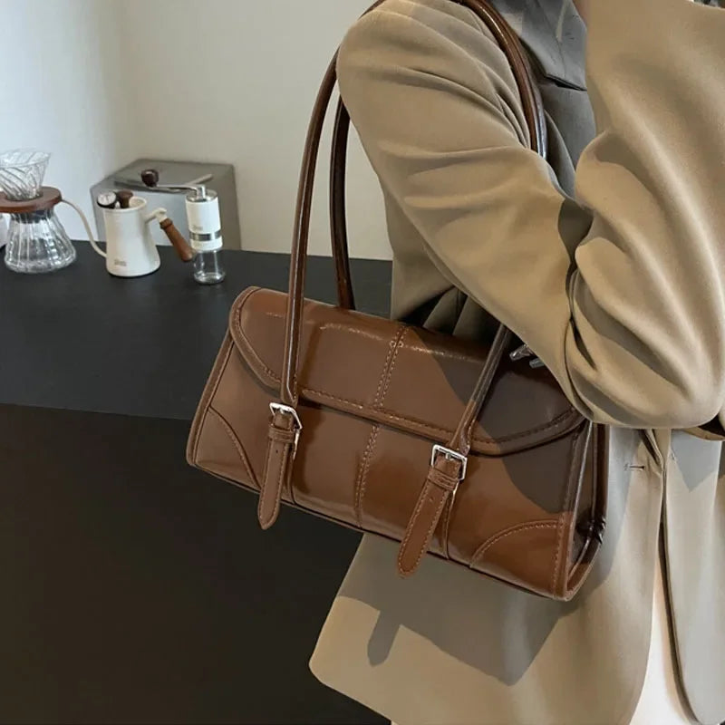 Leather Underarm Bag