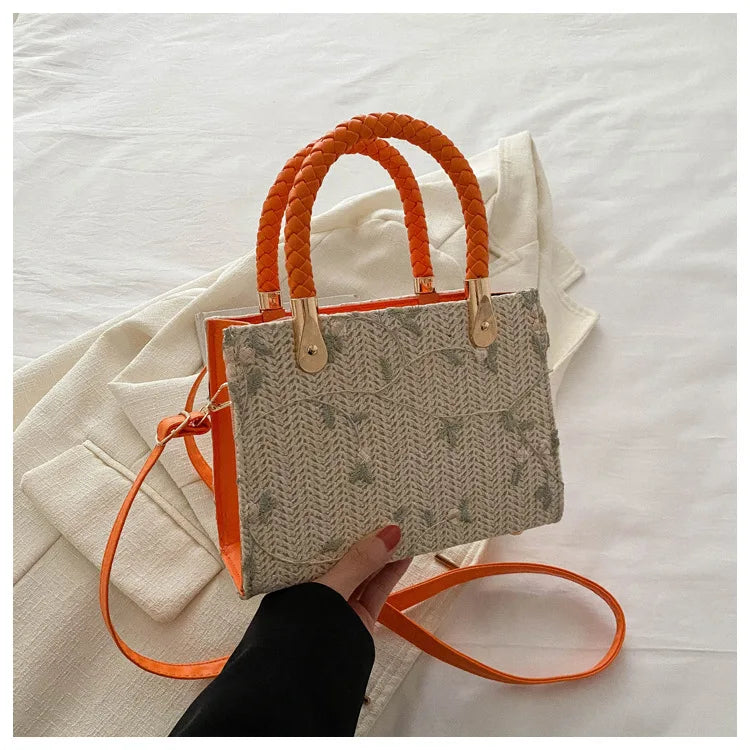 Straw Top-handle Bags