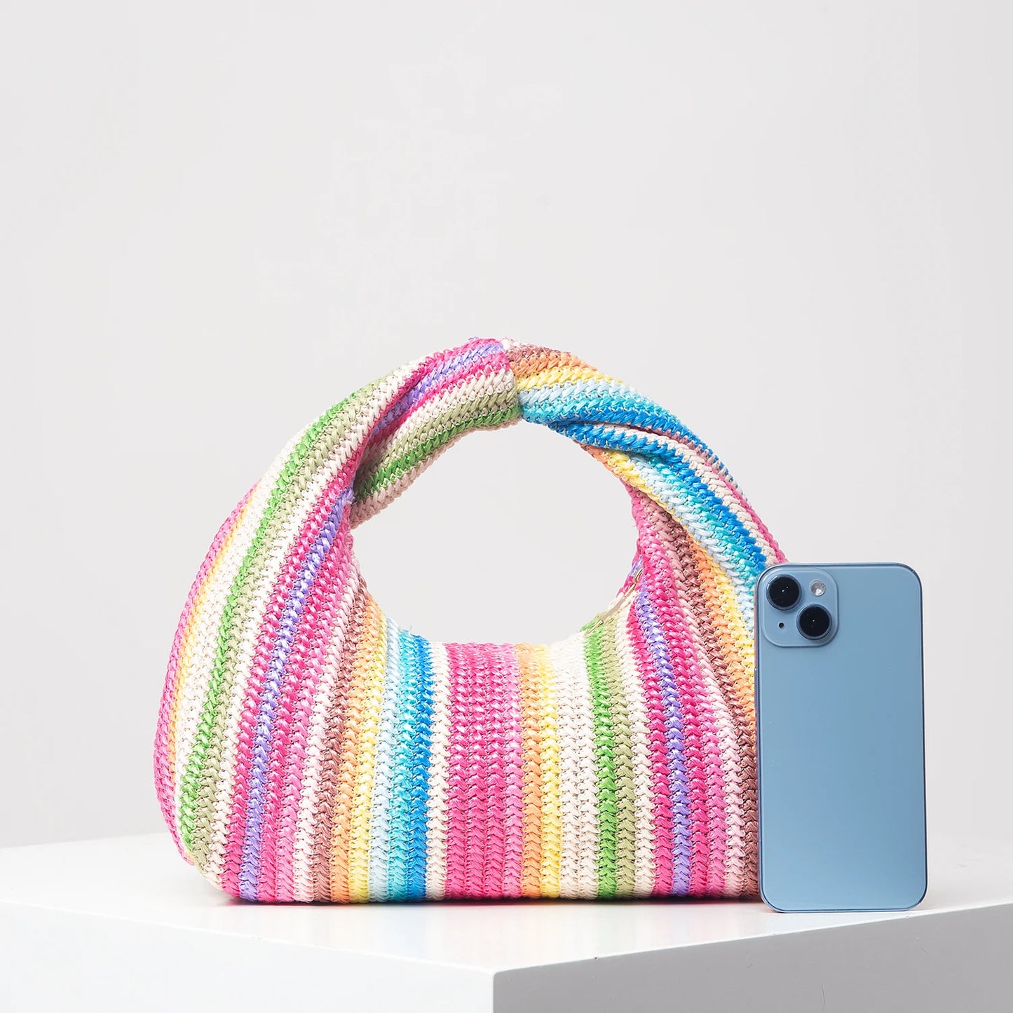 Vintage woven handbag