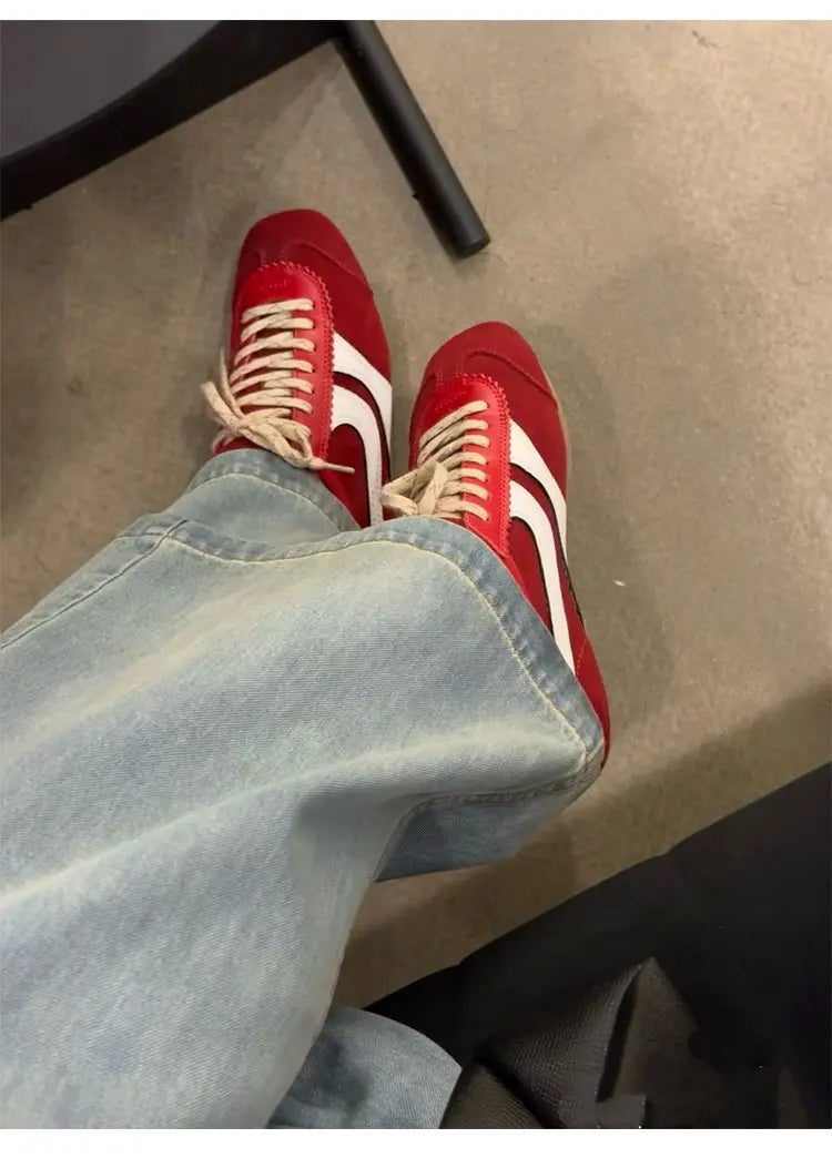 Casual Sneakers Comfortable Deerskin