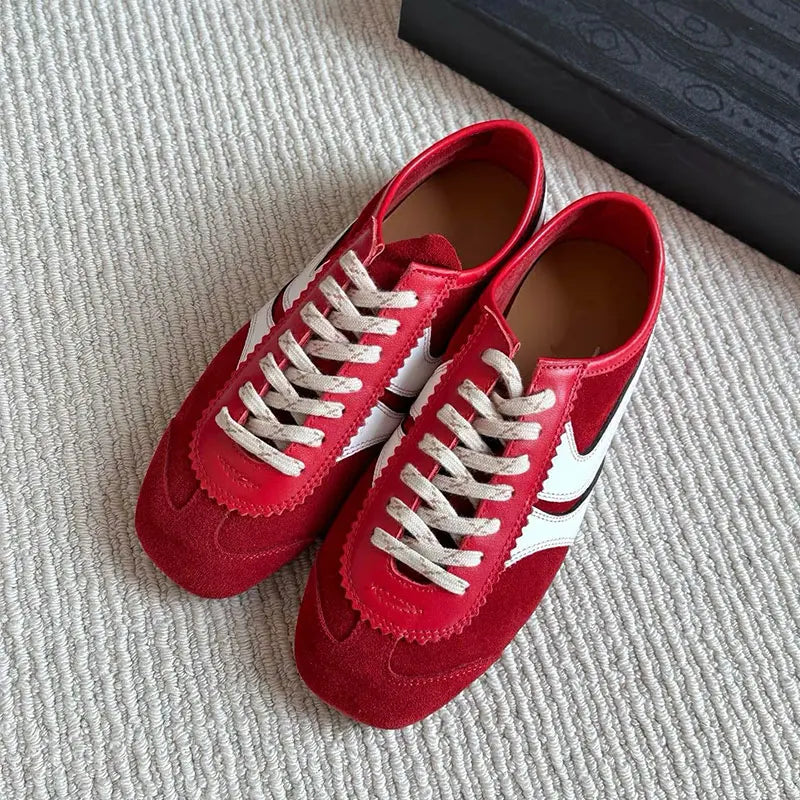 Casual Sneakers Comfortable Deerskin