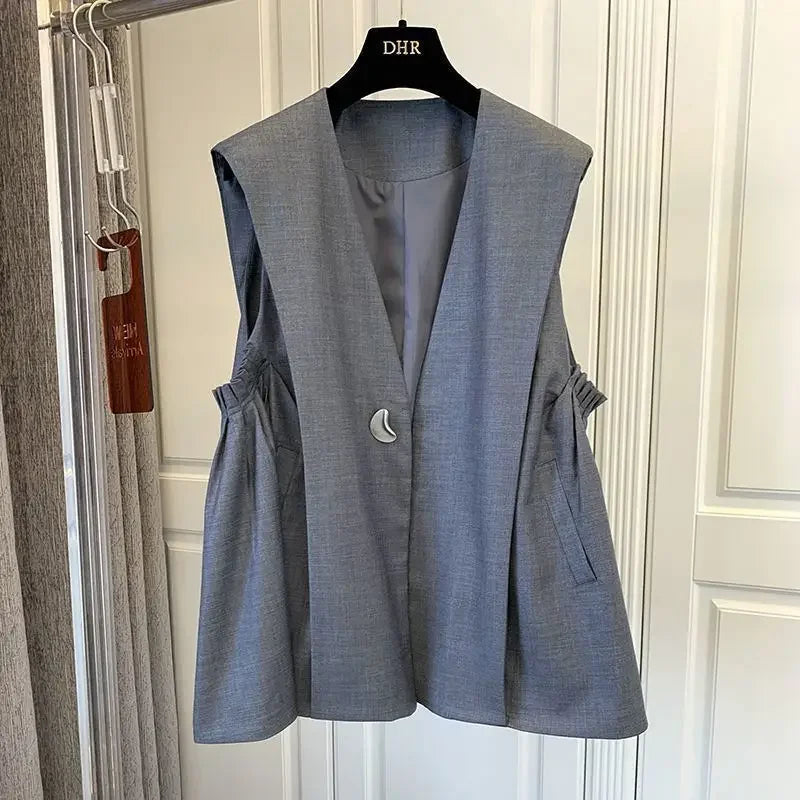 Sleeveless  Jacket  Vest