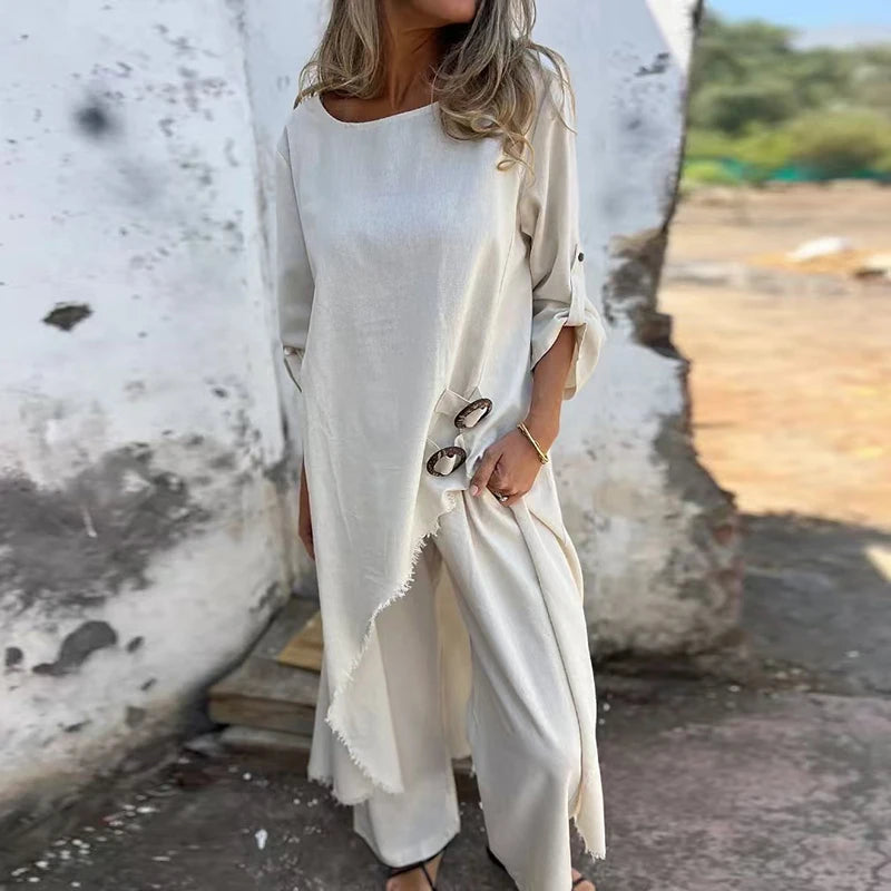 Fall Long Sleeve Loose Outfit