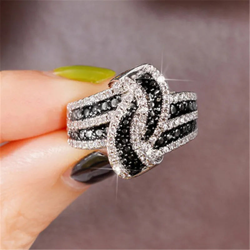925 Sterling Silver & zirconia