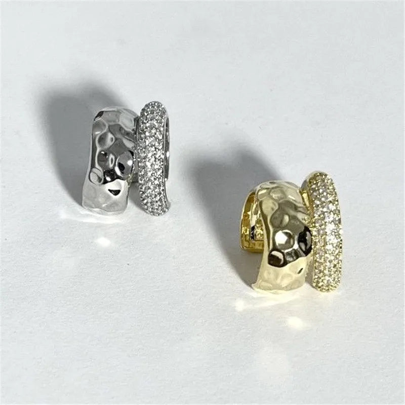 Zircon Double-layer Ear Cuff