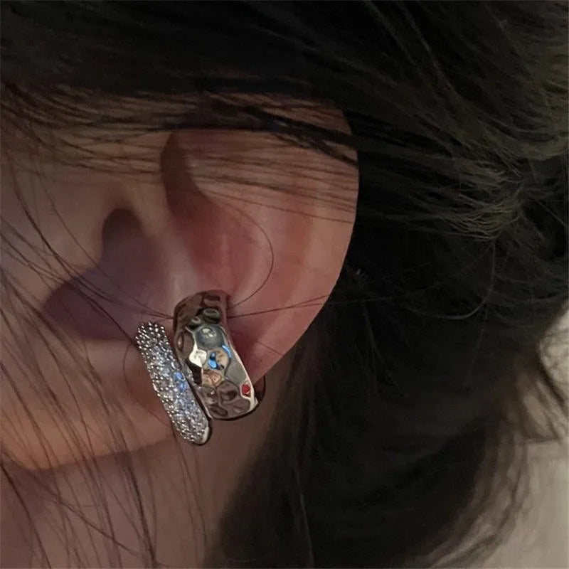 Zircon Double-layer Ear Cuff