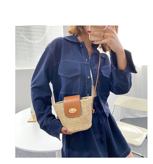 Mini Woven Straw Bag
