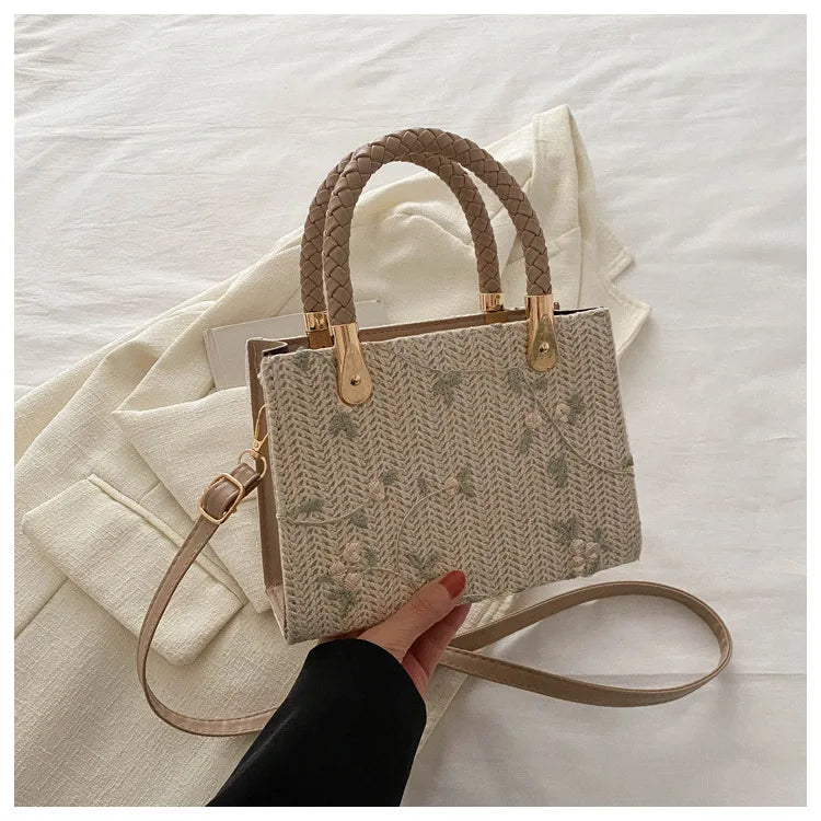 Straw Top-handle Bags