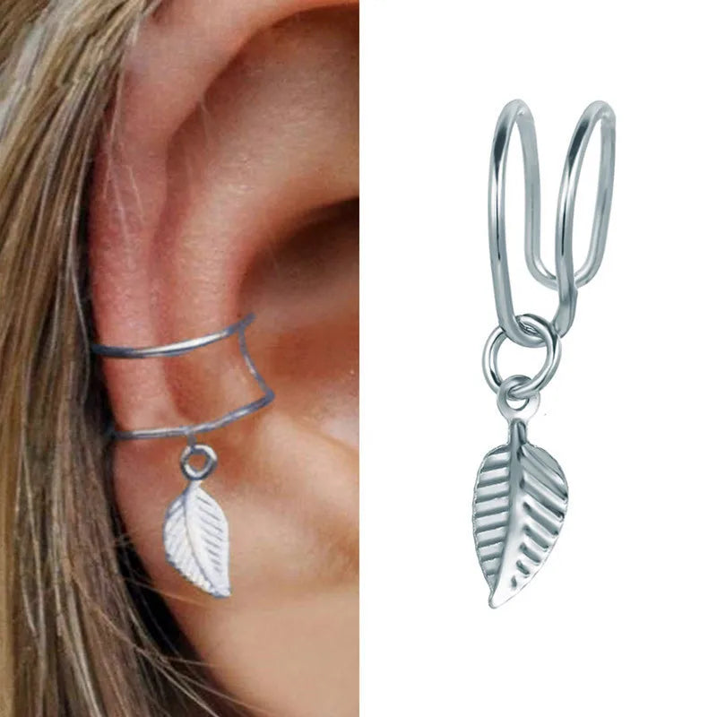 Zircon Double-layer Ear Cuff