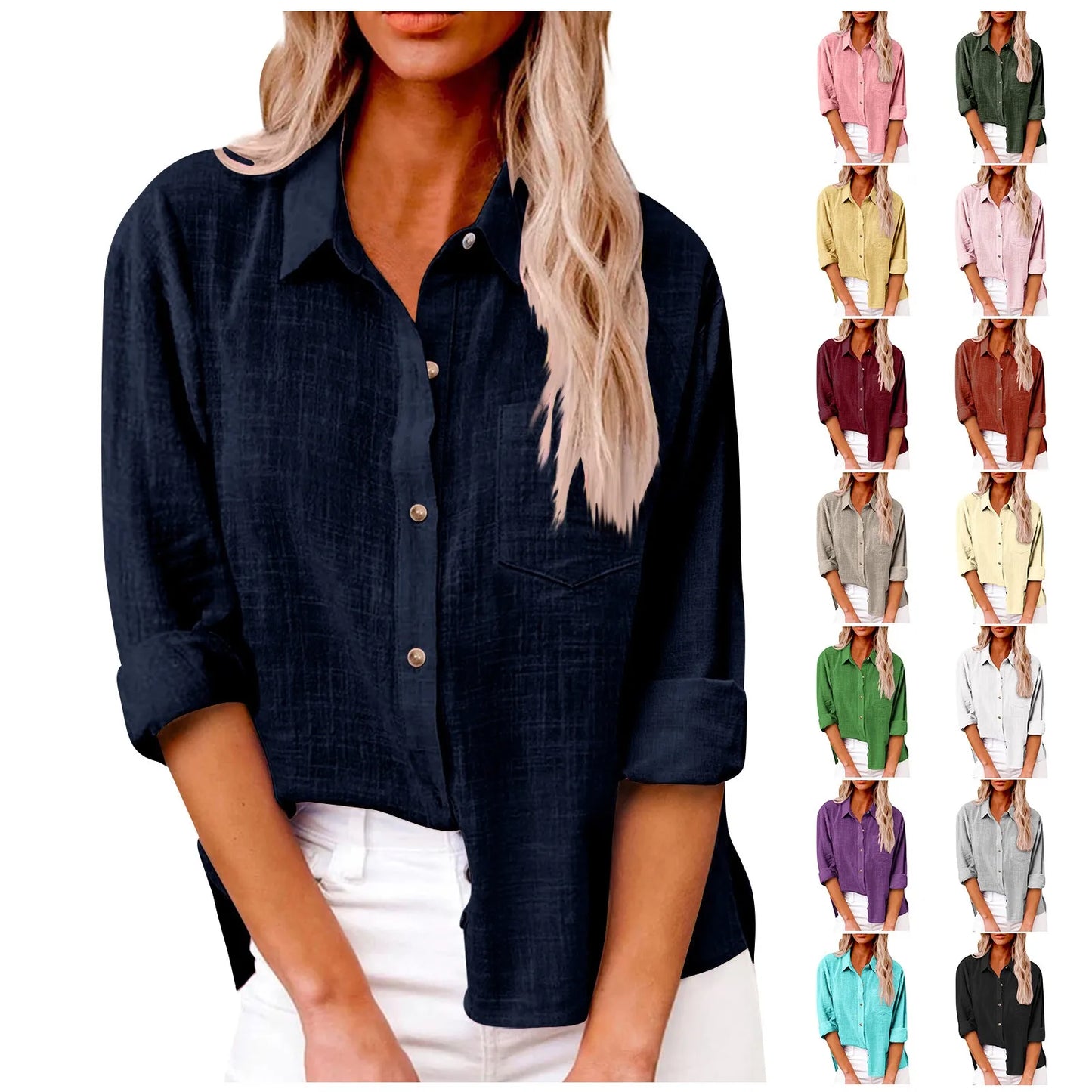 Loose Shirt Casual Large