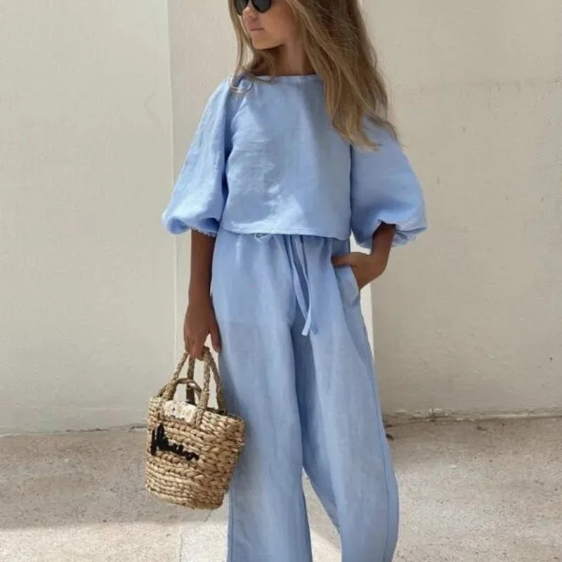 Summer Girls Linen Suit