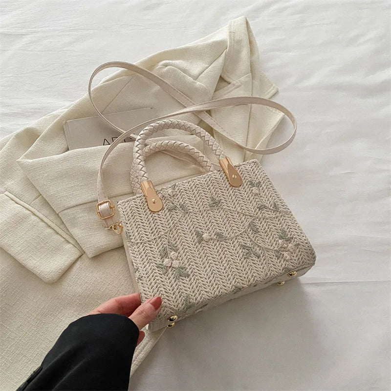 Straw Top-handle Bags