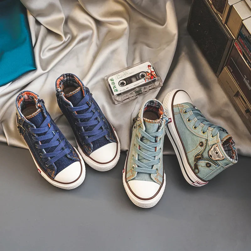 High Top Canvas Shoes