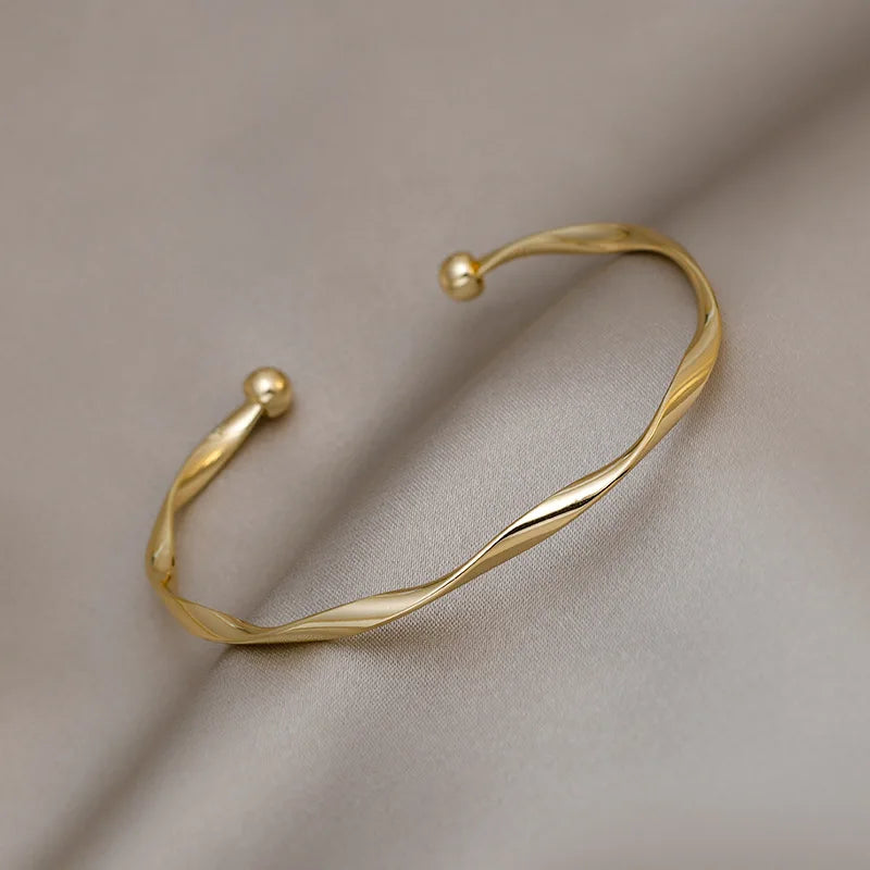 Golden Charm Bangles