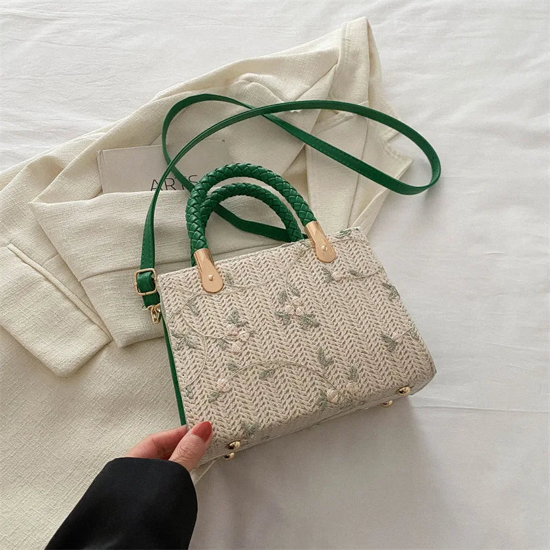 Straw Top-handle Bags