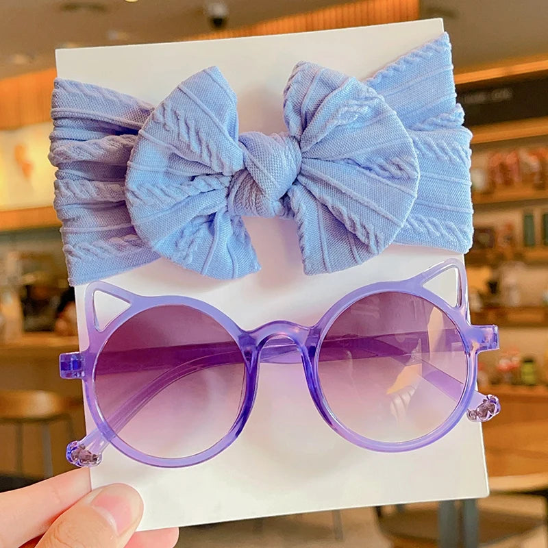 Hairbands Cat Ears Sunglasses