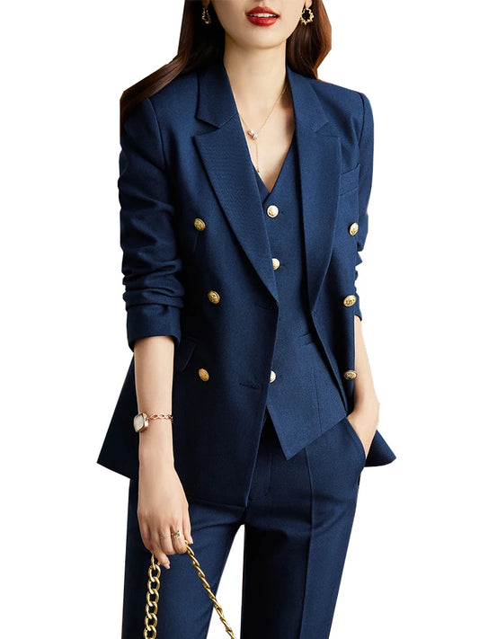 Vest Blazer and Pant Suit