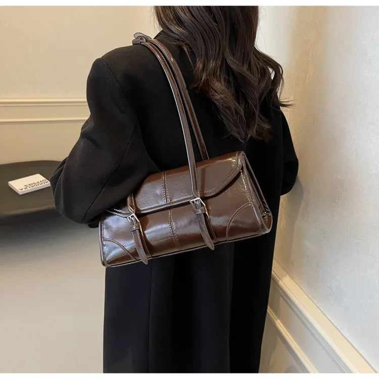 Leather Underarm Bag