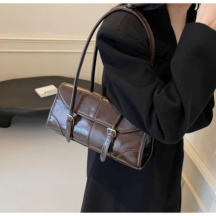 Leather Underarm Bag