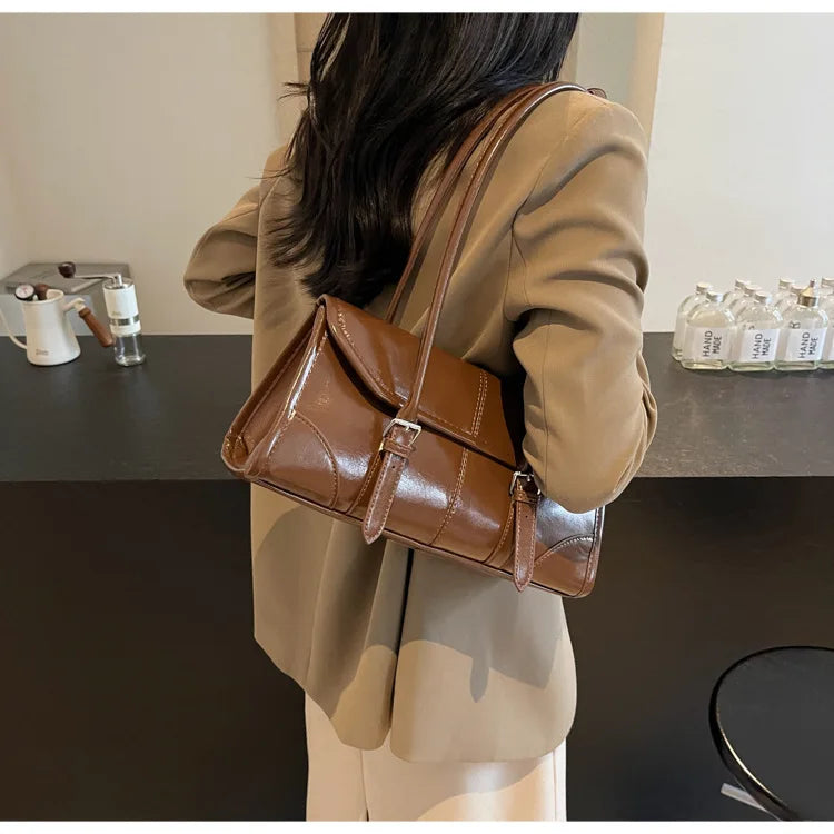 Leather Underarm Bag