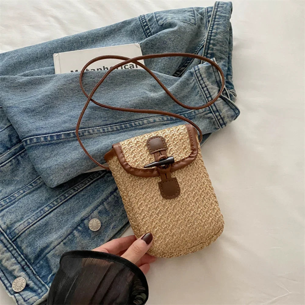 Small Straw Crossbody Bags