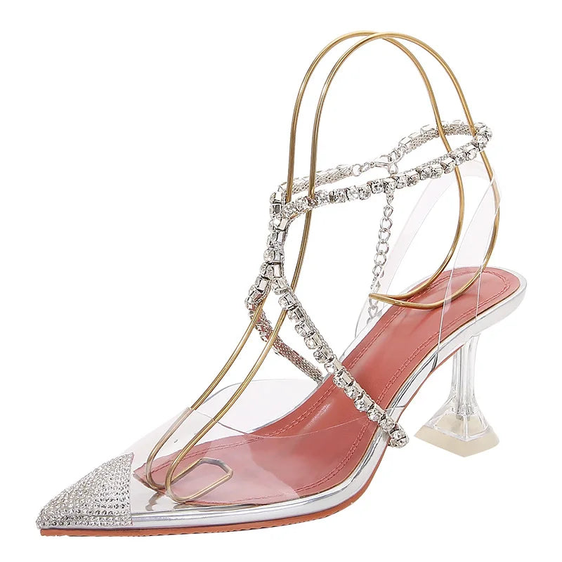 Transparent Crystal Sandals