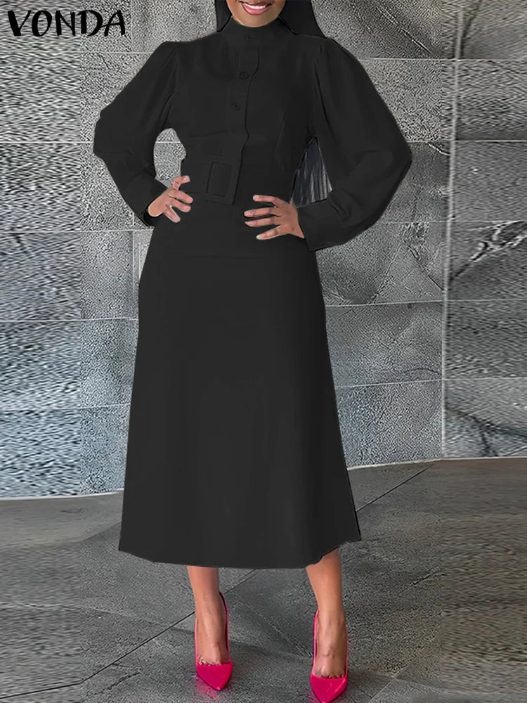 VONDA Women Elegant Dress
