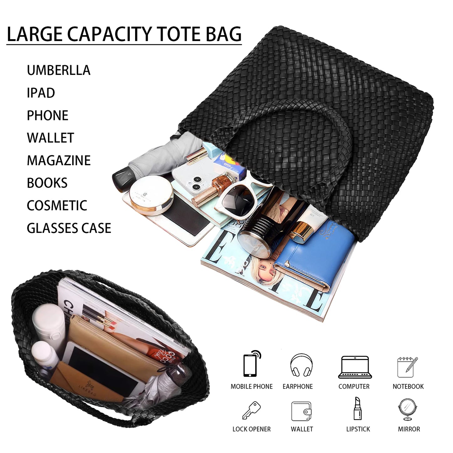 Woven Tote Bag