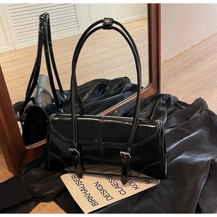 Leather Underarm Bag