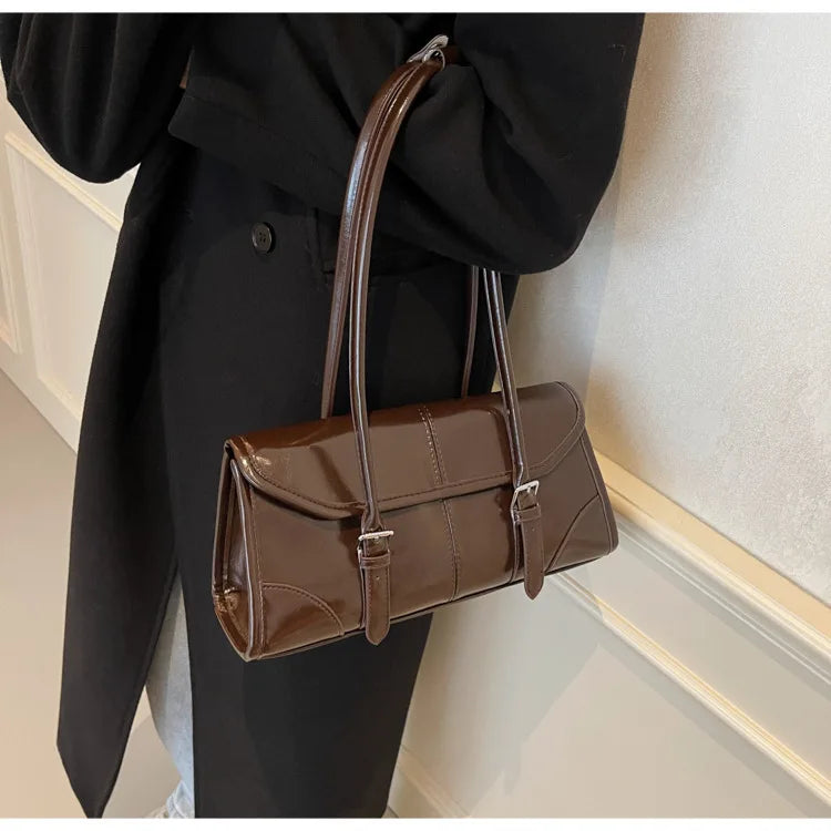Leather Underarm Bag